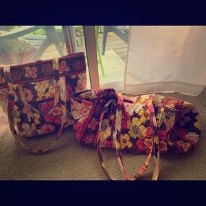 Matching Vera Bradley Tote and Duffle bag!